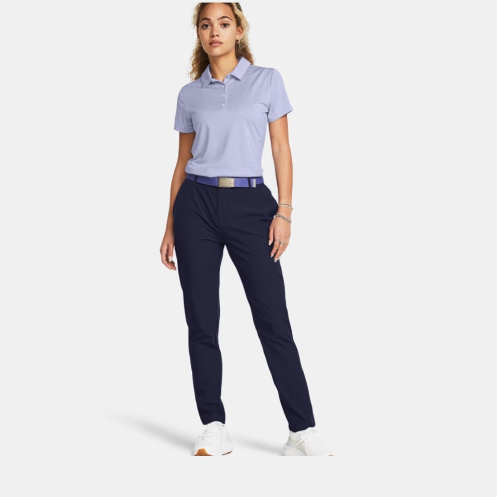 Under Armour Women's UA heat gear Golf Pants Sz 14 NWT athletic New navy blue